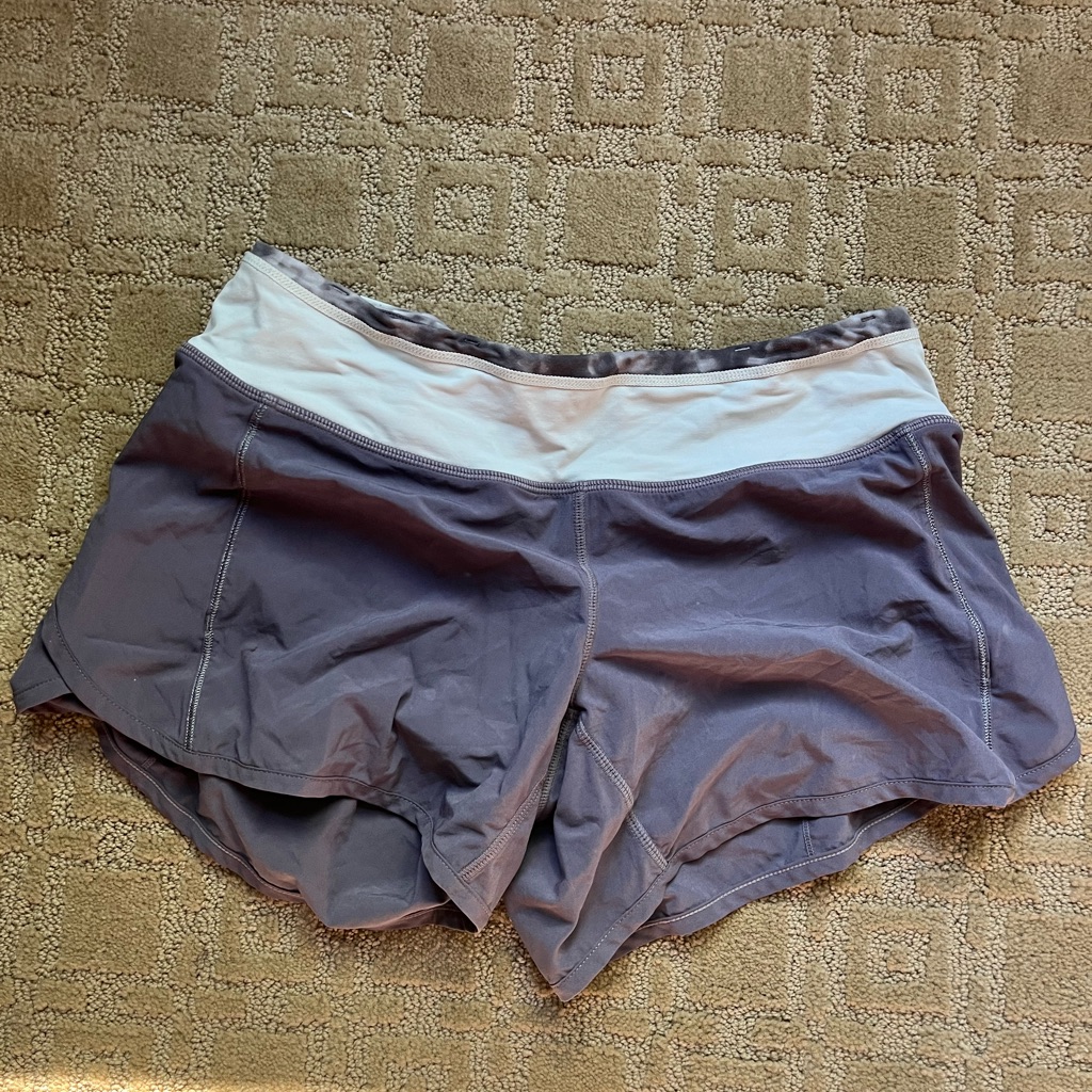 Lululemon Gray/Purple Shorts
